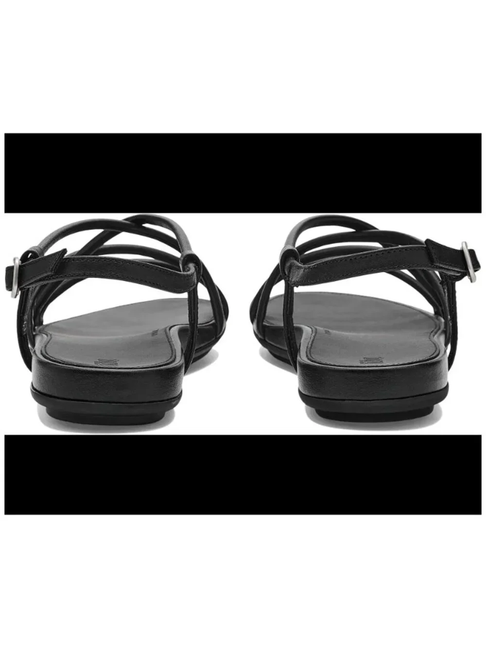 NWT FitFlop Gracie Leather Strappy Back-Strap Sandals